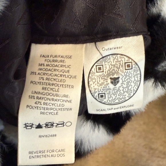 Zebra Print Faux Fur Jacket - Picture 14 of 16